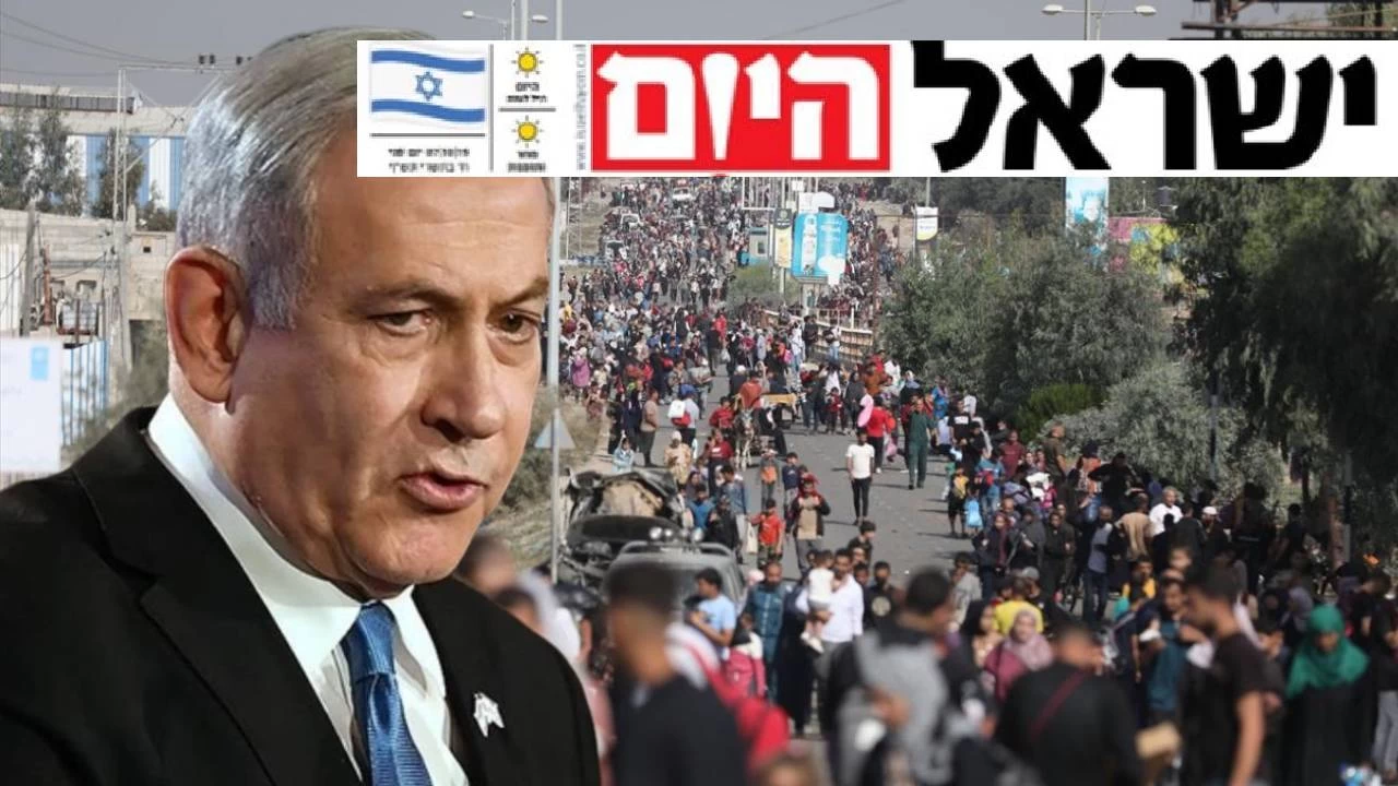 İsrail basını: Filistinliler Gazze'den zorla göç ettirilecek