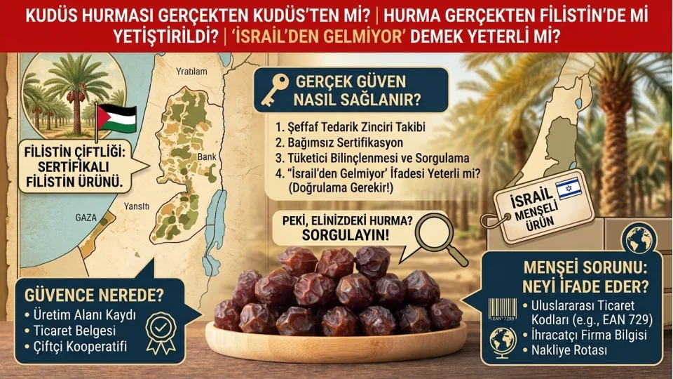 ‘İsrail'den gelmiyor’ demek yeterli mi?