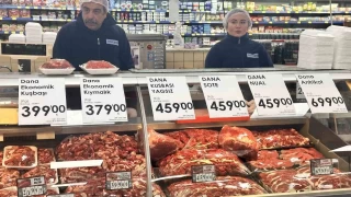 İstanbul'da bazı marketlerde et fiyatları Ramazan ayı boyunca sabitlendi