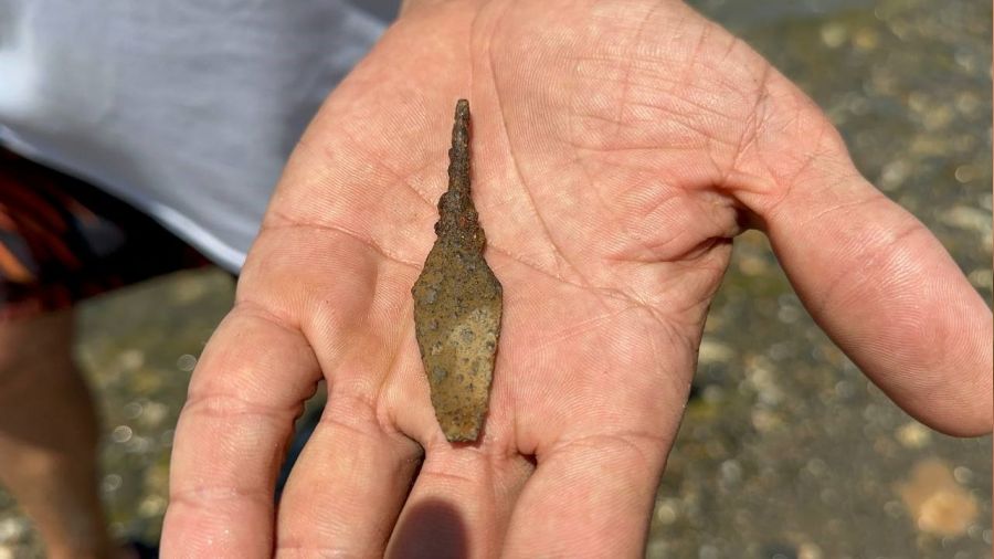 İznik Gölü'nden 2000 yıllık ok çıktı