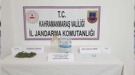 Kahramanmara'ta uyuturucu operasyonu: 5 gzalt