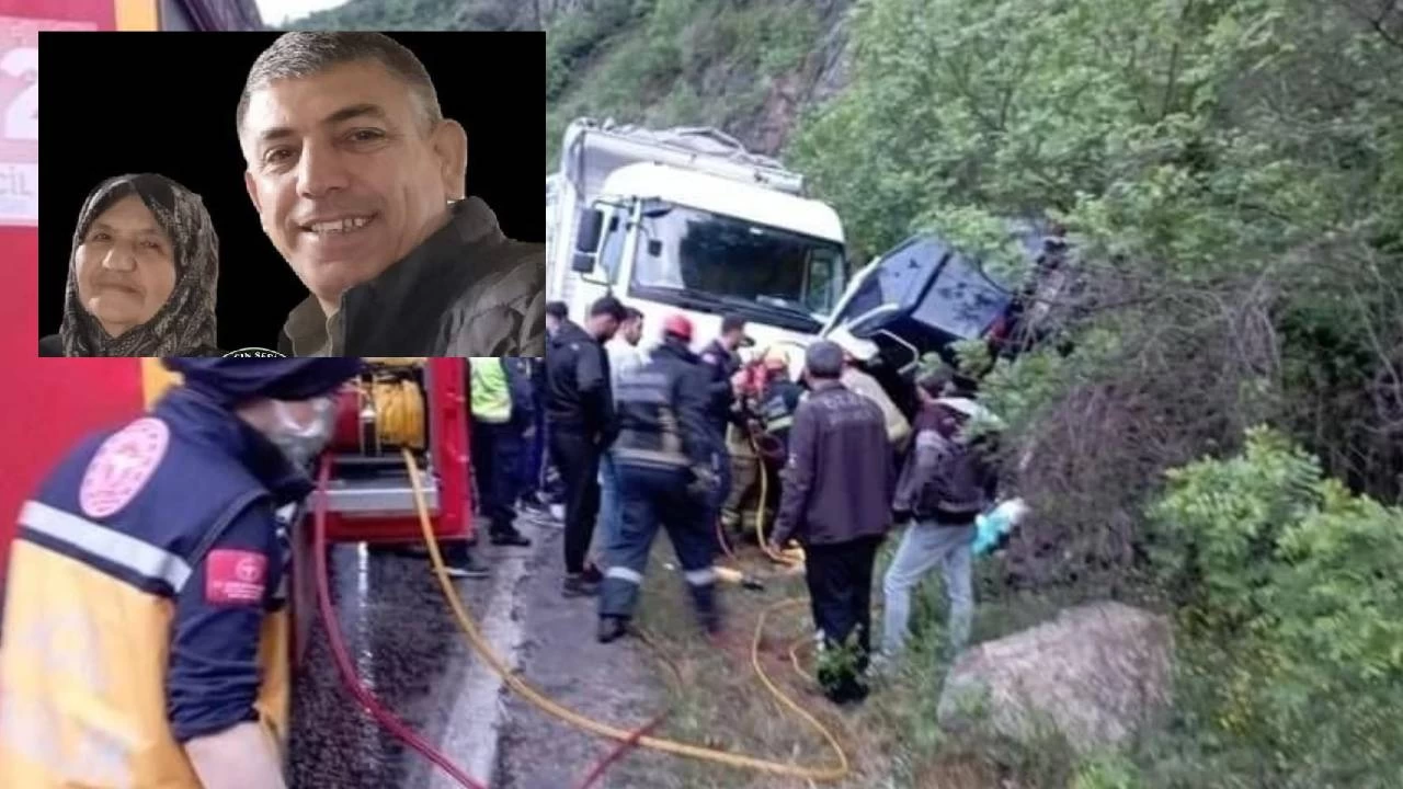 Kamyon 2 aracı biçti, anne ve oğlu can verdi