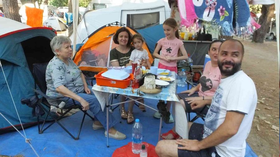Karavan ve adr alanlarnda doluluk yaanyor