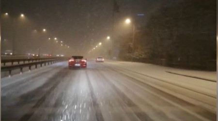 Kartal'da yollar beyaza brnd