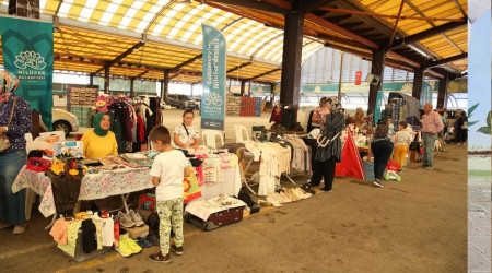 Kullanmadıkları eşyaları takas ettiler