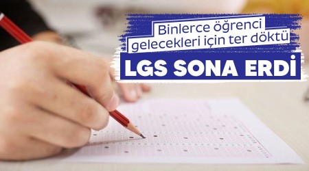 LGS sona erdi