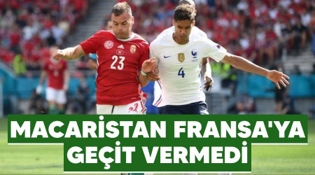 Macaristan Fransa'ya geit vermedi 