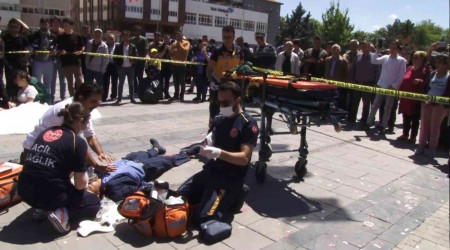 Maganda kurşununa karşı tiyatrolu uyarı