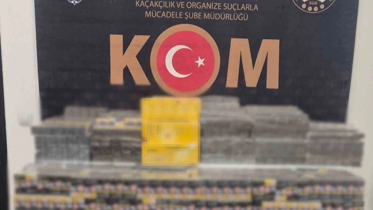 Mardin'de 7 bin paket kaçak sigara ele geçirildi