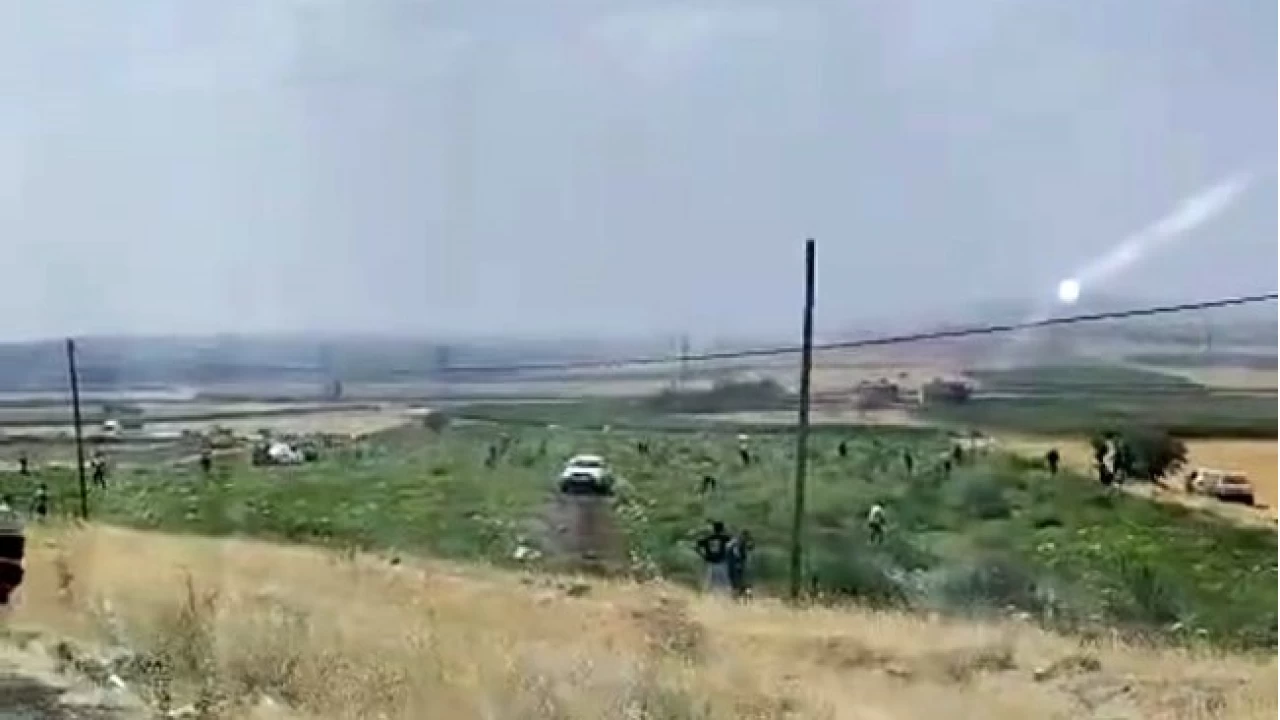 Mardin'de karpuz tarlas�na giden �ift�i �oke oldu