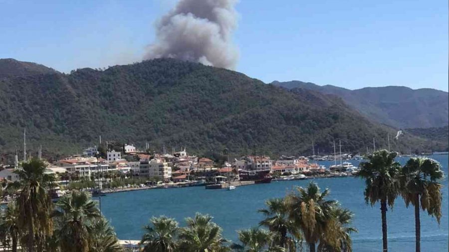 Marmaris'te orman yangını