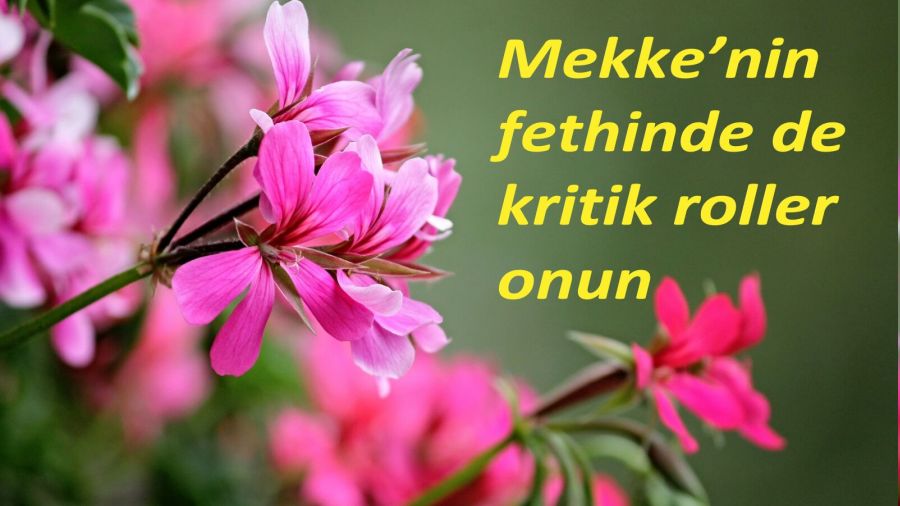 Mekke�nin fethinde de kritik roller onun