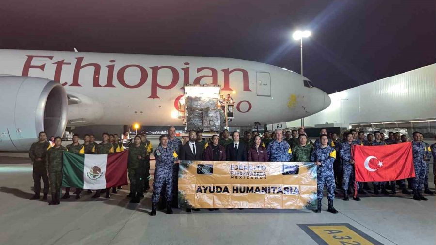 Meksika'dan Türkiye'ye 100 ton insani yardım