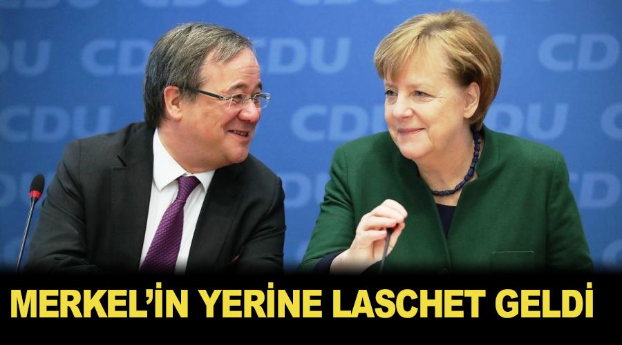 Merkel'in yerine Laschet geldi