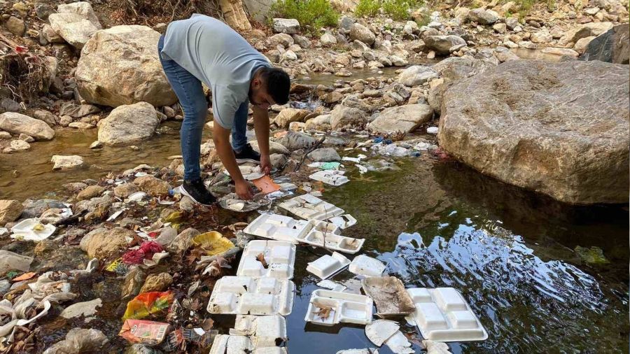 Mesire alanını çöplüğe çevirdiler