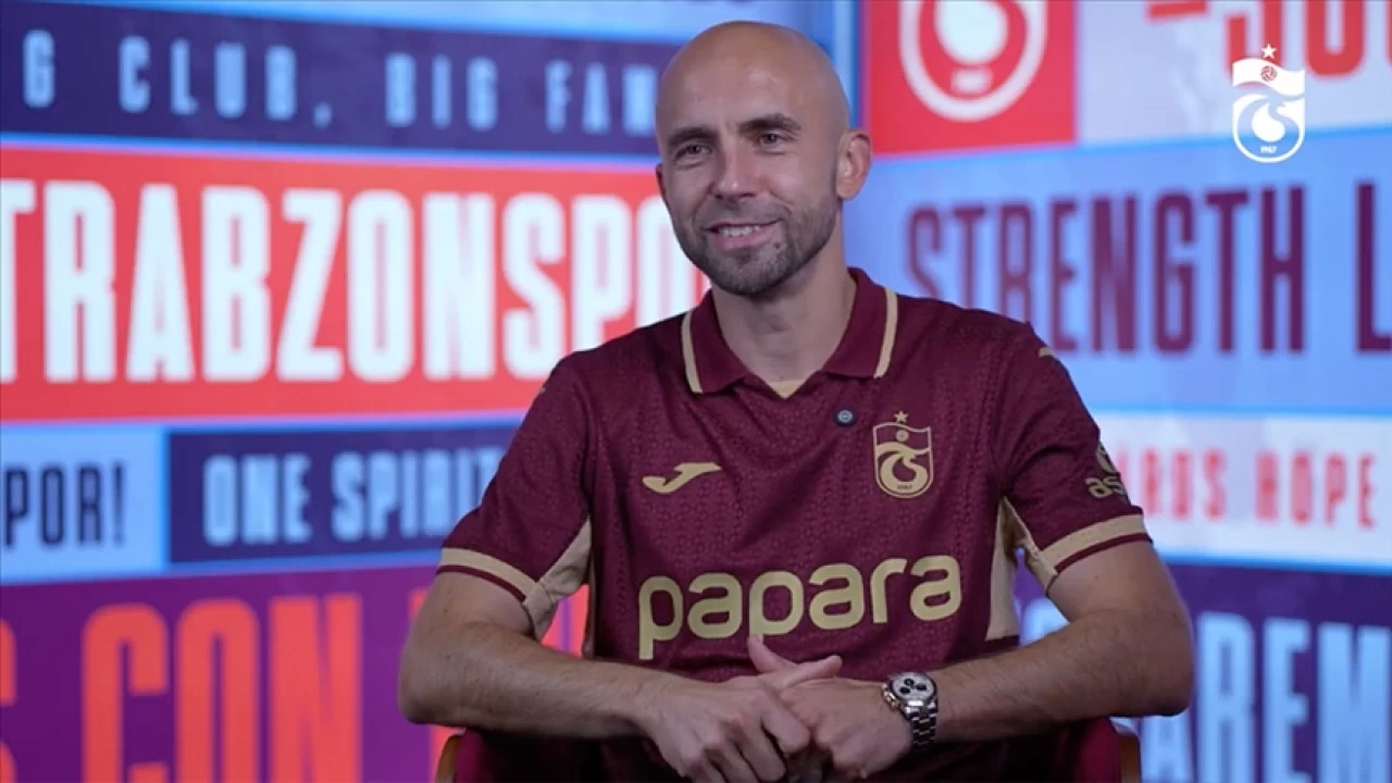 Mierzejewski, Trabzonspor-Gaziantep FK maçı için şehre geldi