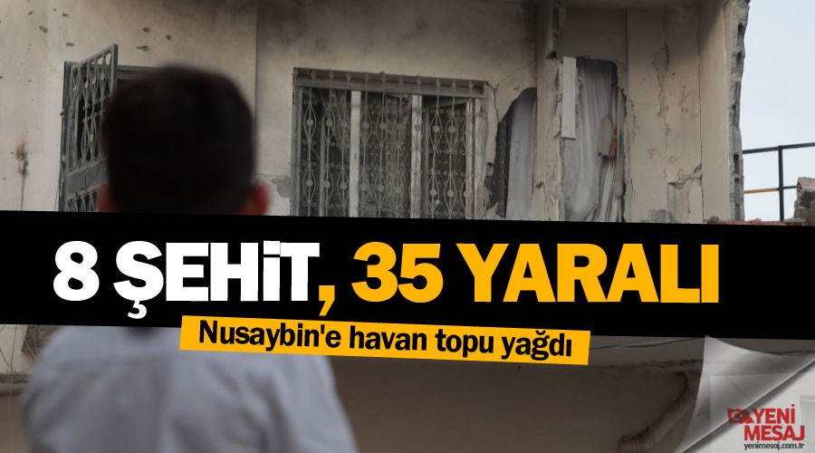 Nusaybin'e havan topu ya�d�