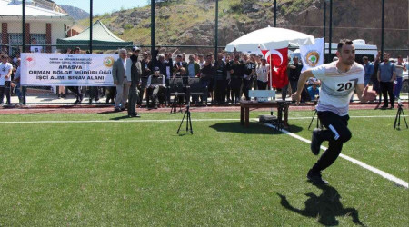 Orman işçisi olmak için yarıştılar