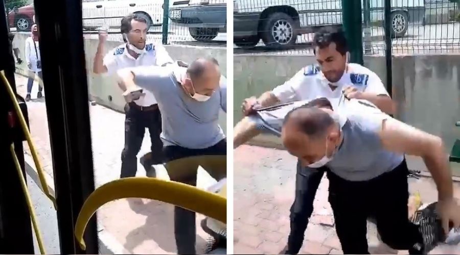 Otob�s �of�r� tart��t��� yolcuyu d�vd�