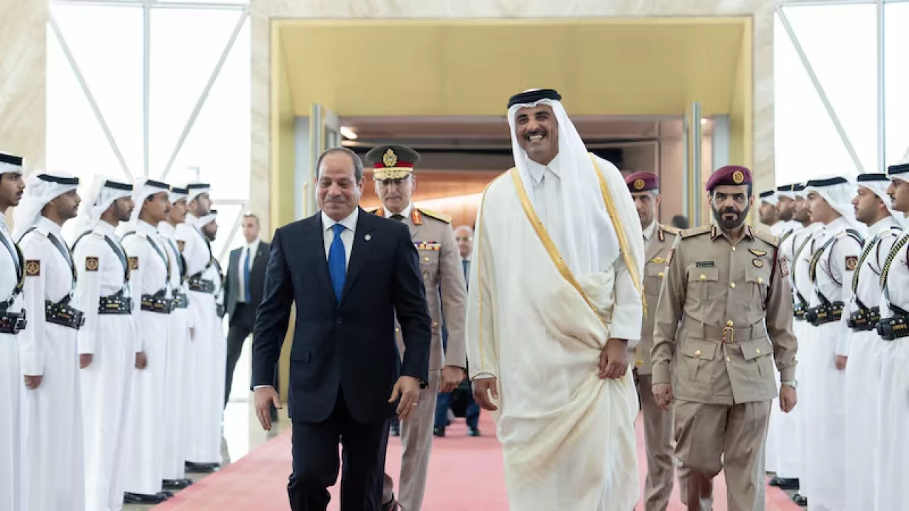 Özellikle İsrail'in Gazze'deki savaşı olmak üzere acil bölgesel sorunları ele almayı amaçlayan Mısır Cumhurbaşkanı Sisi, Katar ziyaretinin ardından Kuveyt'e de uğrayacak