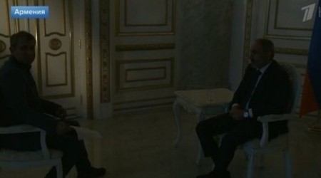Paşinyan röportaj verirken elektrikler kesildi