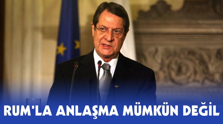 Rum'la anlaşma mümkün değil