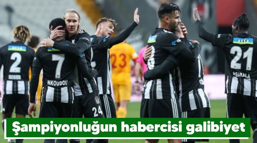 Şampiyonluğun habercisi galibiyet