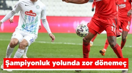 Şampiyonluk yolunda zor dönemeç