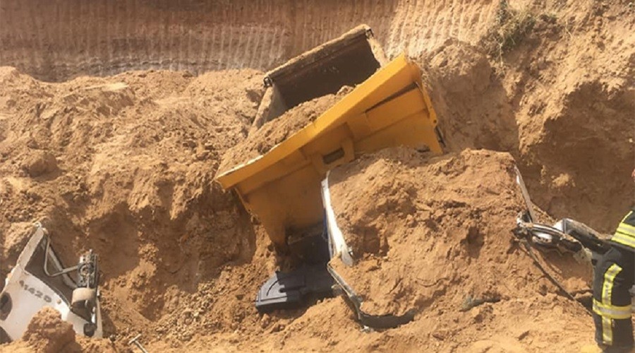 Samsun'da göçük faciası