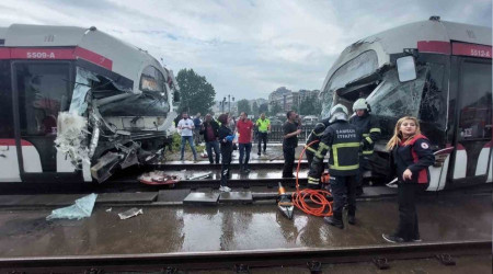 Samsun'da tramvay kazası: 1'i ağır 10 yaralı