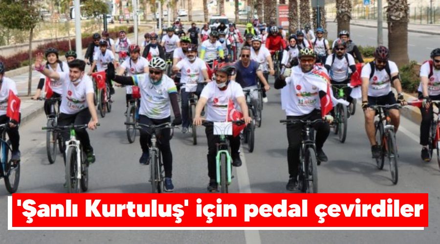 '�anl� Kurtulu�' i�in pedal �evirdiler