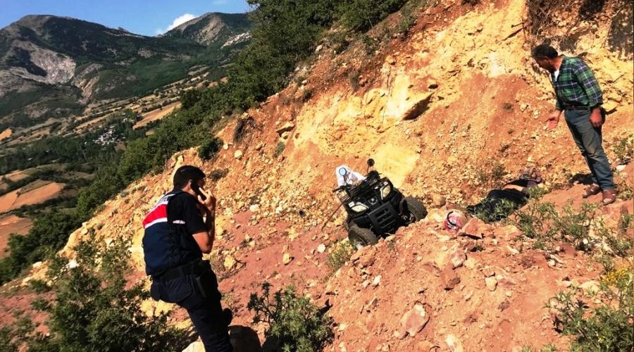 Sivas'ta ATV kazası: 1 ölü, 1 ağır yaralı