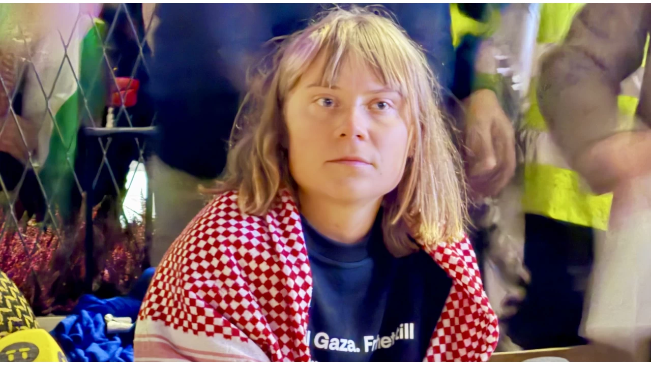 Siyonist Yahudiler Thunberg'i zehirli gazla tehdit etmişler
