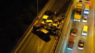 Sultanbeyli'de 15 aral zincirleme kaza: 5 yaral