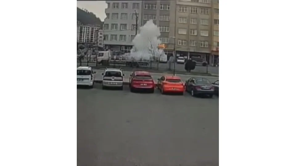 Trabzon'da korkutan patlama