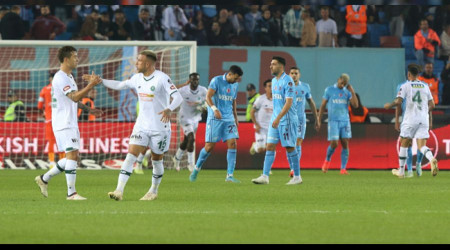 Trabzonspor evinde 2 farkı koruyamadı