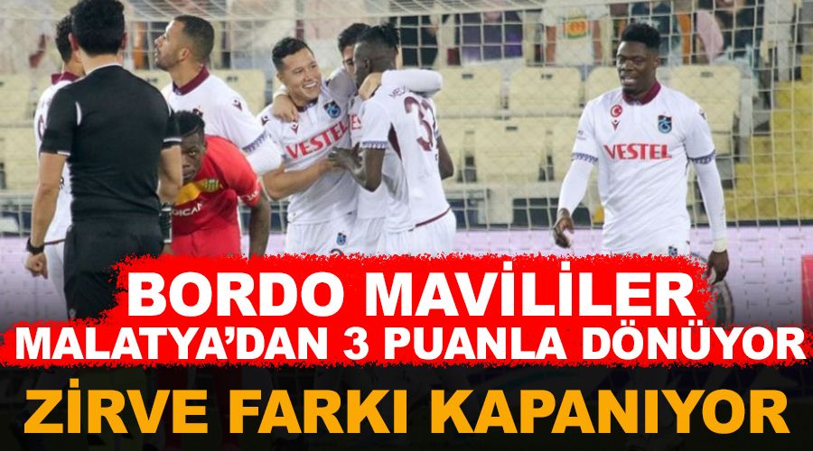 Trabzonspor zirve ile farkı indirdi