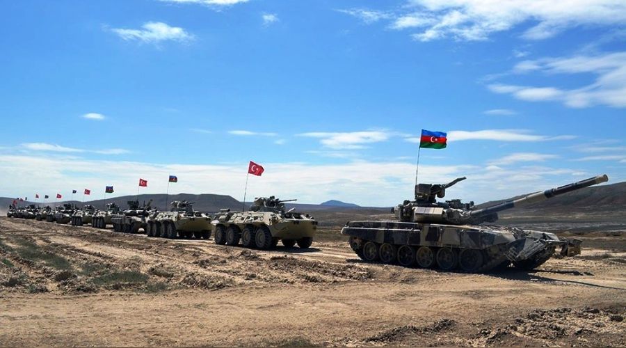 T�rkiye ve Azerbaycan'�n ortak askeri tatbikat� ba�lad�