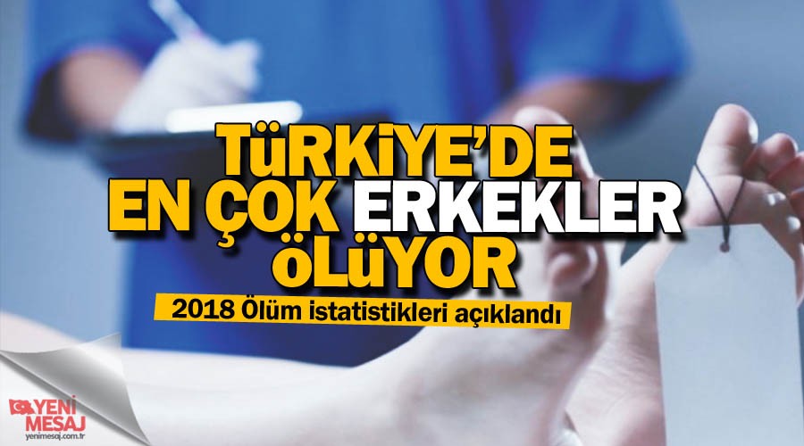 T�rkiye�de 2018'de 426 bin ki�i �ld�
