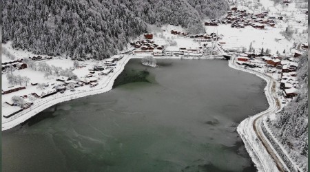Uzungöl bu kez dondu