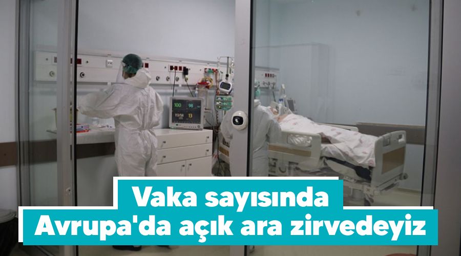 Vaka say�s�nda Avrupa'da a��k ara zirvedeyiz