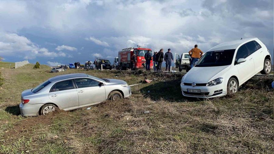 Yozgat'ta zincirleme kaza: 1 ölü, 8 yaralı