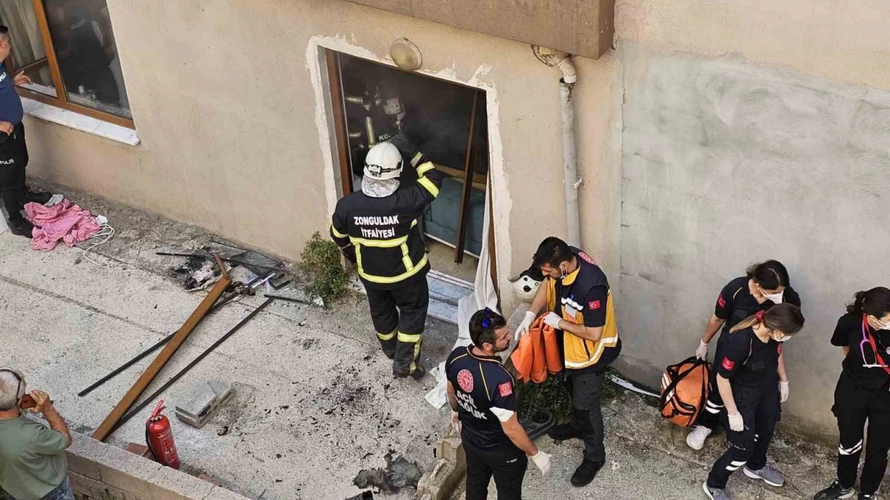 Zonguldak'ta patlama sesi mahalleyi ayağa kaldırdı