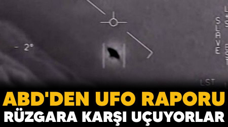 ABD'den UFO raporu, rzgara kar uuyorlar