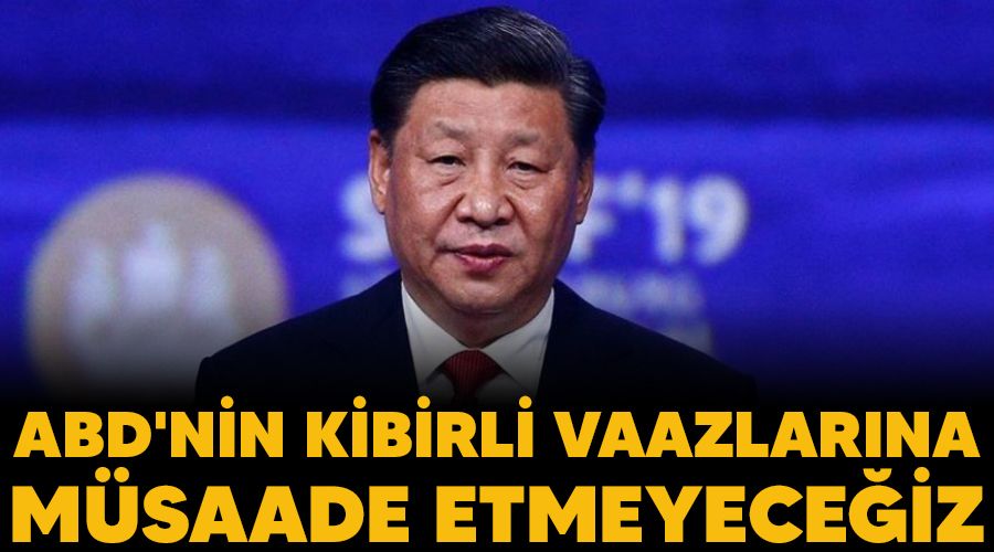ABD'nin kibirli vaazlar�na m�saade etmeyece�iz