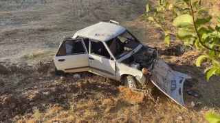 Adyaman'da otomobil arampole yuvarland: 5 yaral