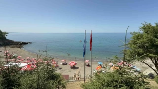 Akçakoca Kale Plajı'na mavi bayrak