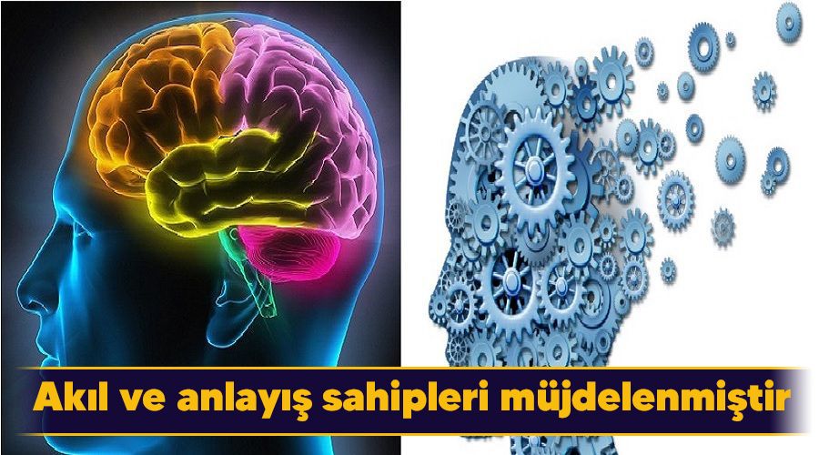 Akıl ve anlayış sahipleri müjdelenmiştir