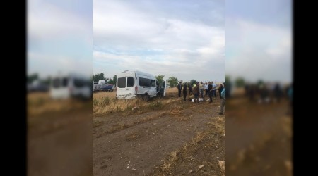 Aksaray’da minibüs devrildi: 1 ölü