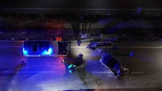 Ambulans otomobille çarpıştı: 1 ölü, 5 yaralı